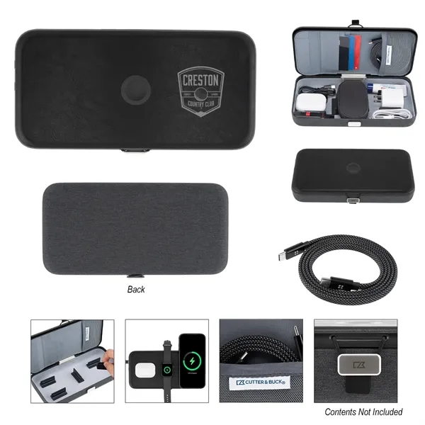 Cutter & Buck® 3-in-1 Charging Tech Case
