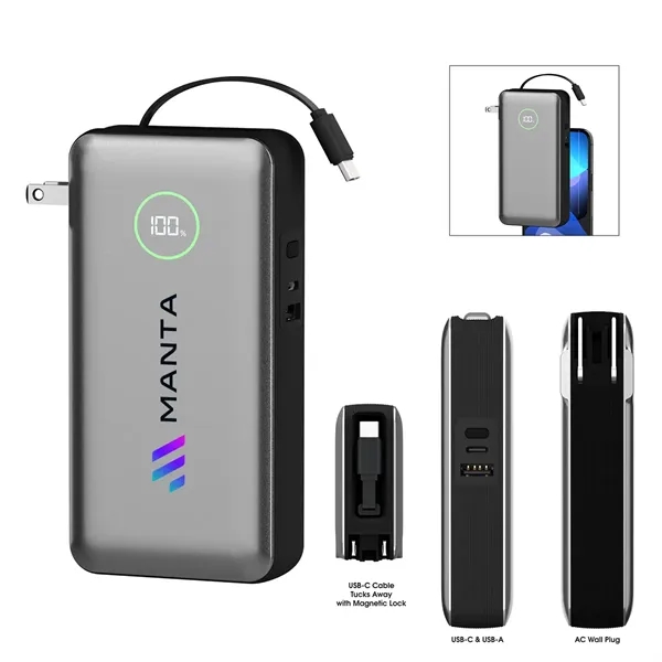 20,000 mAh PhoneSuit® Journey AC All-In-One Portable Batt...