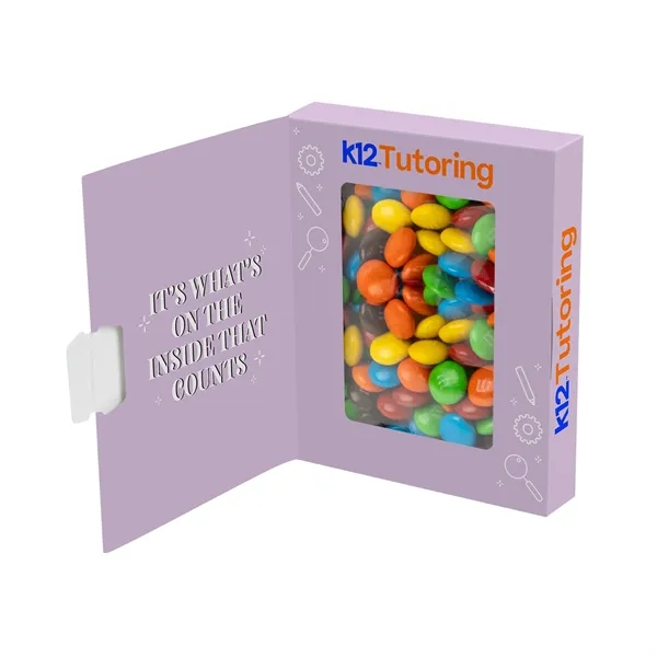 Custom Book Window Box - Assorted M&M