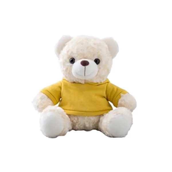 Custom 8" Polyester Plush Teddy Bear With T-Shirt