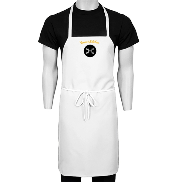 27" x 31" Classic Bib Apron (Full Color Logo) - 27" x 31" Classic Bib Apron (Full Color Logo) - Image 2 of 2