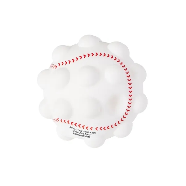 Baseball Shape Push Pop Fidget Sensory Toy
