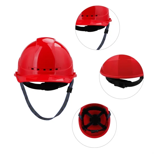 Construction Hard Hat With Chin Strap