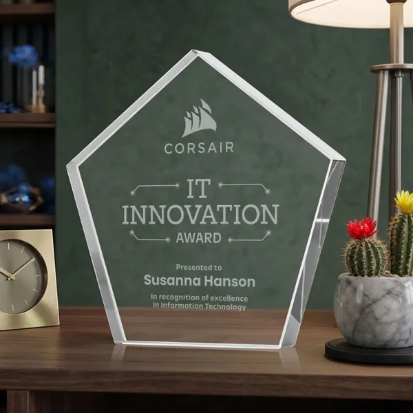 Belmar Pentagon Award - Clear
