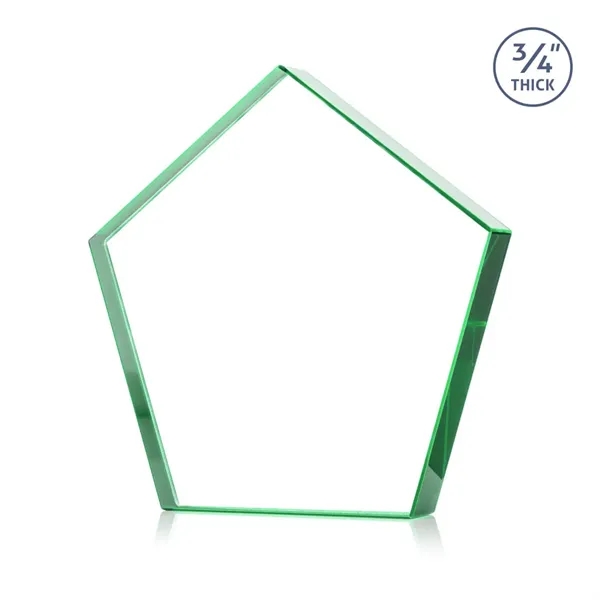 Belmar Pentagon VividPrint™ Award - Emerald
