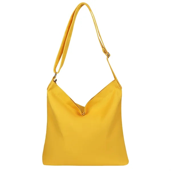 12Oz Canvas Zipper Tote Bag W/ Adjustable Shoulder Strap