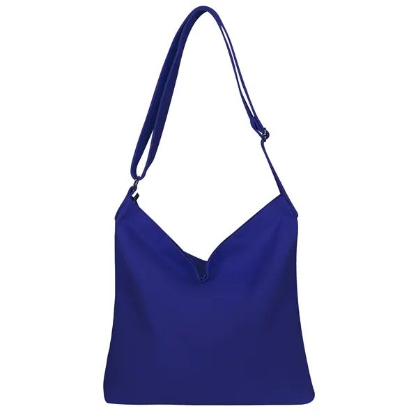 12Oz Canvas Zipper Tote Bag W/ Adjustable Shoulder Strap