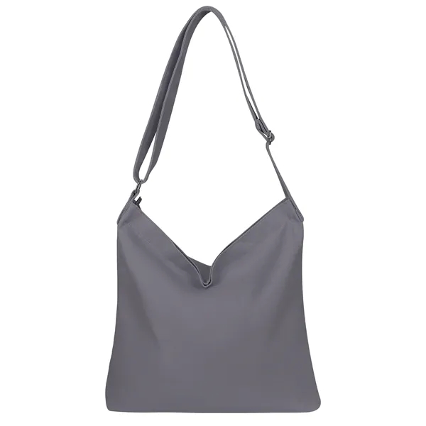 12Oz Canvas Zipper Tote Bag W/ Adjustable Shoulder Strap