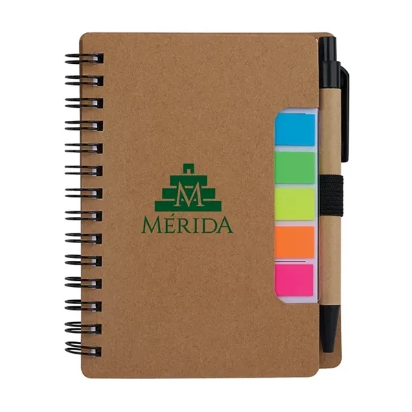 Unity FSC® Notebook with Sticky Flags & Pen