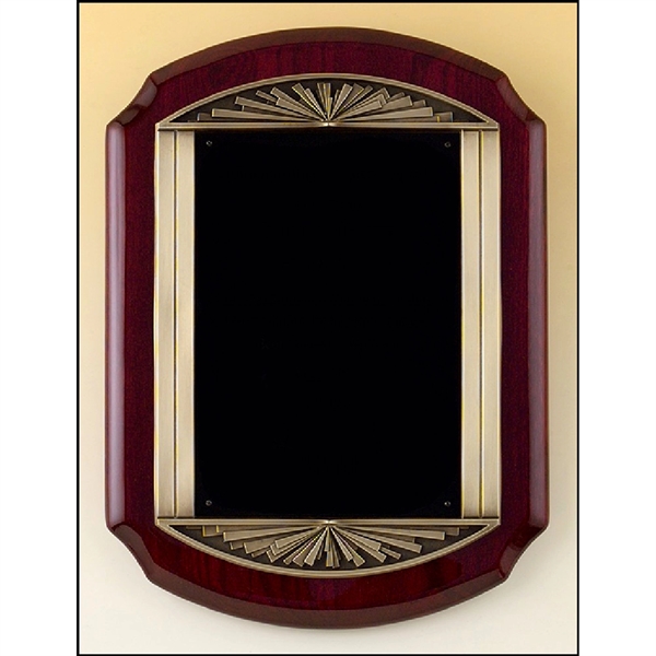 Rosewood Piano Finish Plaque Cast Frame 14x17 - Rosewood Piano Finish Plaque Cast Frame 14x17 - Image 1 of 1