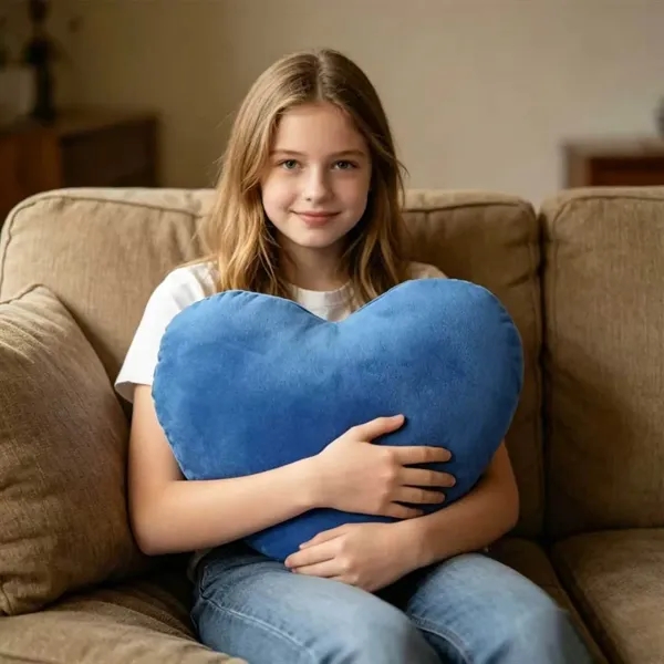 Heart Shaped Decorative Plush Throw Pillows