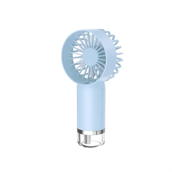 Plastic Portable Rechargeable Handheld Misting Fan