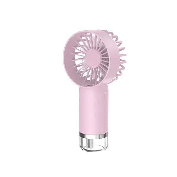 Plastic Portable Rechargeable Handheld Misting Fan