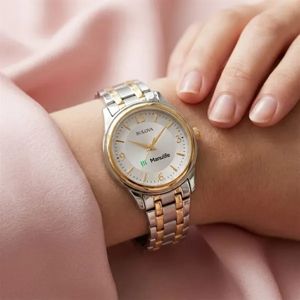 Bulova® Two-Tone Bracelet Strap Watch