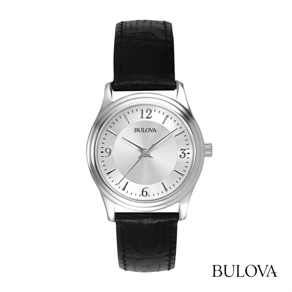 Bulova® Ladies Leather Strap Watch