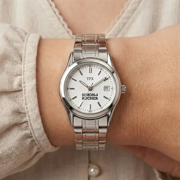 TFX by Bulova® Ladies Silvertone Watch