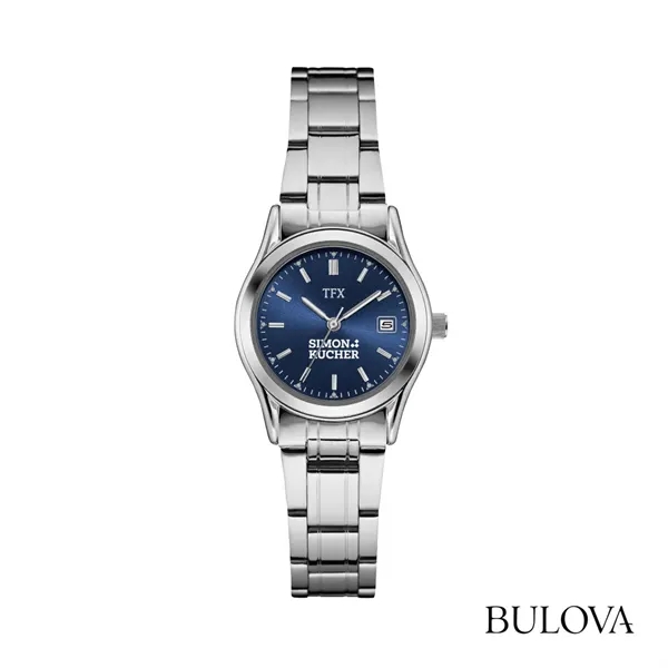 Custom TFX by Bulova® Ladies Silvertone Watch