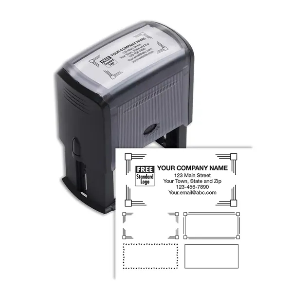 Custom Stamps - Name & Address, Large, 6 Lines, Self-Inking