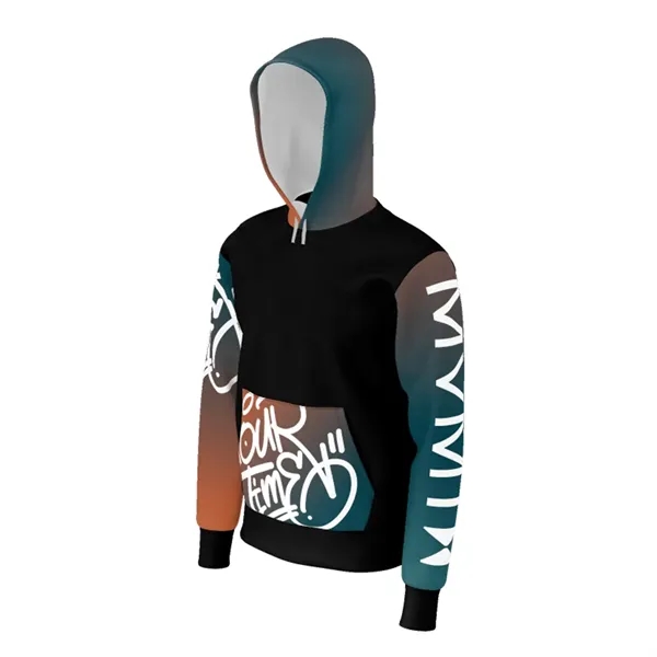 INDIGO Import Unisex Dye-Sublimated Pullover Hoodie - INDIGO Import Unisex Dye-Sublimated Pullover Hoodie - Image 1 of 4