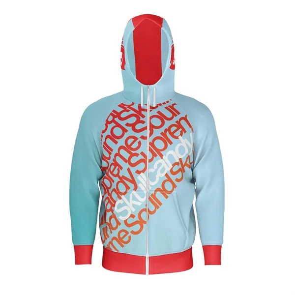 RUSTY Import Unisex Dye-Sublimated Raglan Full-Zip Hoodie - RUSTY Import Unisex Dye-Sublimated Raglan Full-Zip Hoodie - Image 0 of 4