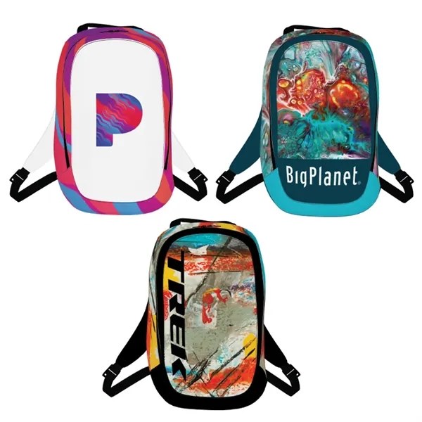 TOPAZ Import Dye-Sublimated Technical Backpack - TOPAZ Import Dye-Sublimated Technical Backpack - Image 3 of 7