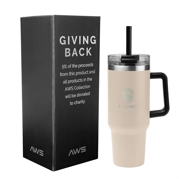 40 Oz. AWS intrepid Recycled Stainless Steel Tumbler