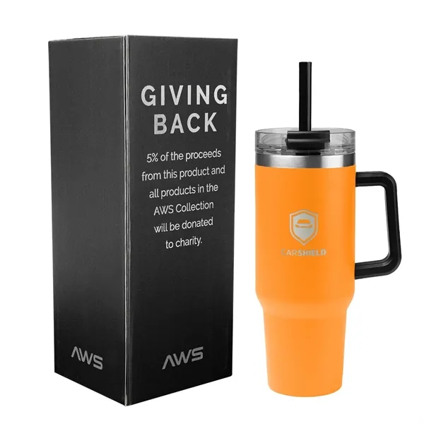 40 Oz. AWS intrepid Recycled Stainless Steel Tumbler