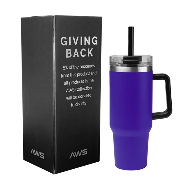 40 Oz. AWS intrepid Recycled Stainless Steel Tumbler