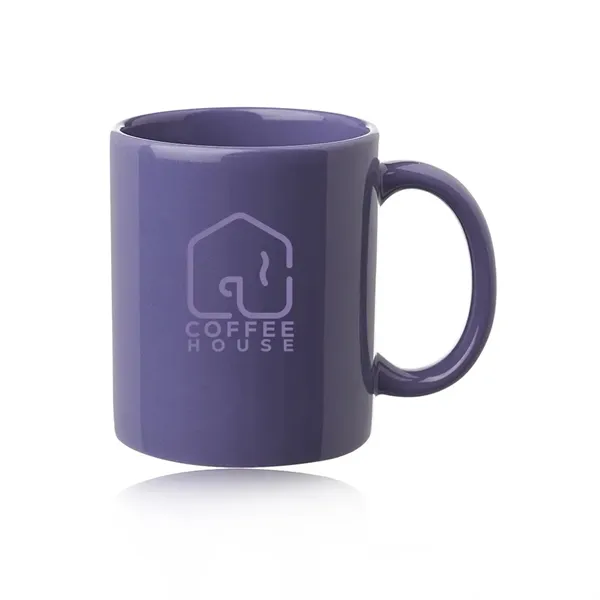11 oz. Traditional Ceramic Custom Mugs