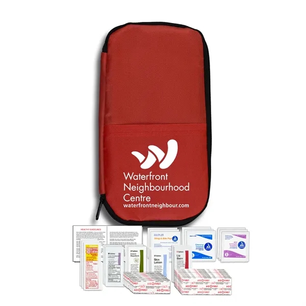 33 Piece First Aid Kit in Travel Storage Case - MARSEILLE