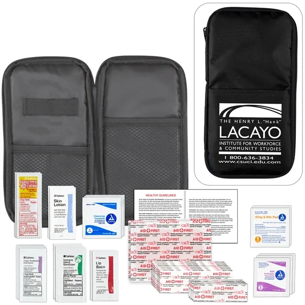33 Piece First Aid Kit in Travel Storage Case - MARSEILLE