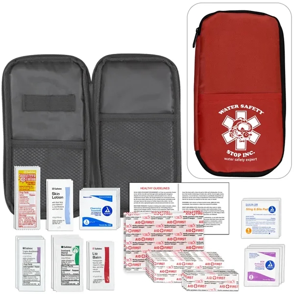 33 Piece First Aid Kit in Travel Storage Case - MARSEILLE