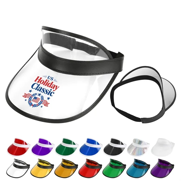 Wide Brim Plastic Sun Visor Hat