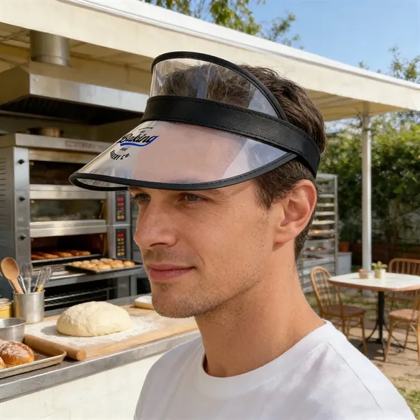 Wide Brim Plastic Sun Visor Hat