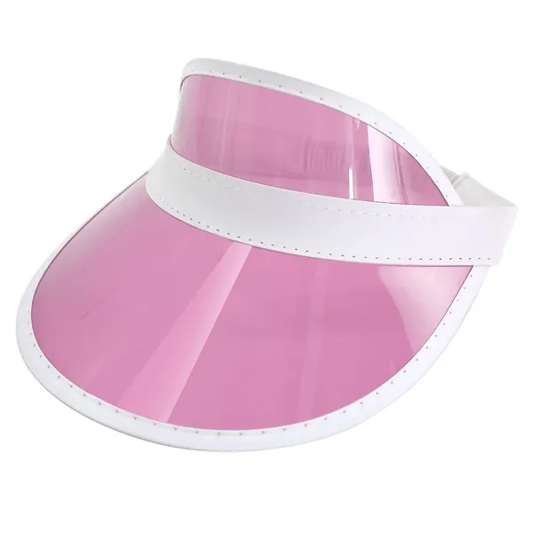 Wide Brim Plastic Sun Visor Hat