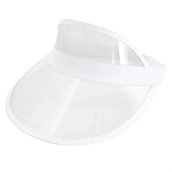 Wide Brim Plastic Sun Visor Hat