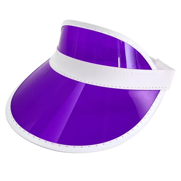 Wide Brim Plastic Sun Visor Hat