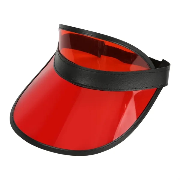Wide Brim Plastic Sun Visor Hat