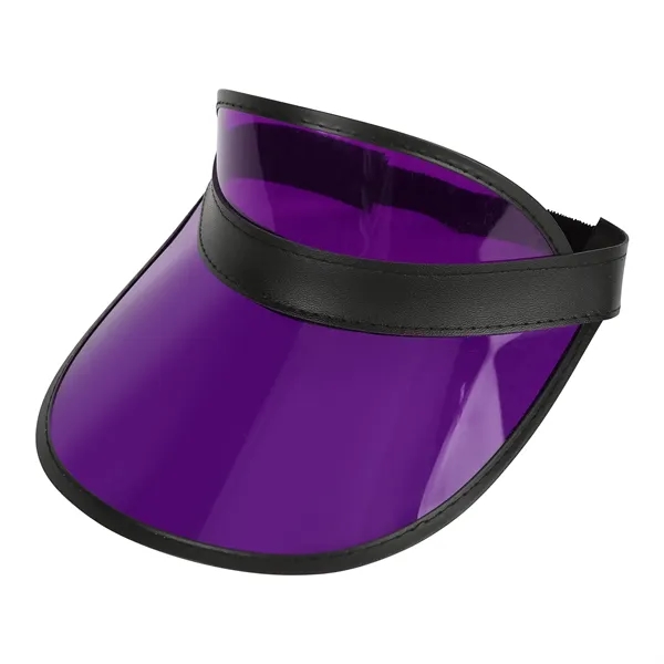 Wide Brim Plastic Sun Visor Hat