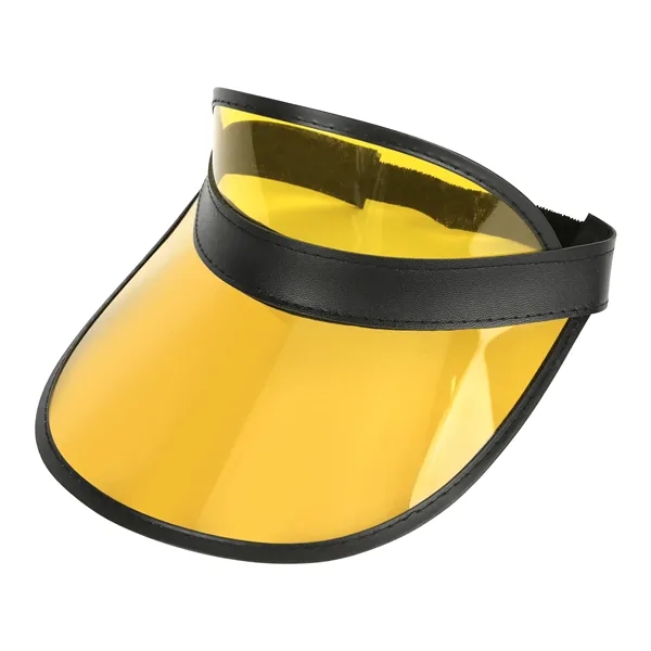 Wide Brim Plastic Sun Visor Hat