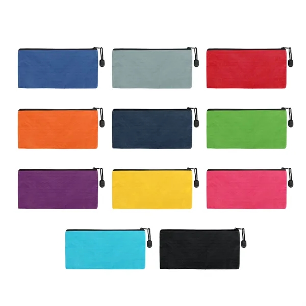 Waterproof Oxford Small Zipper Pencil Pouch Bag 9"x4.5"