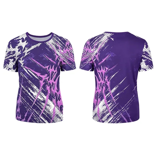 Unisex Full Color Dye Sublimation Short Sleeve T Shirt Tee