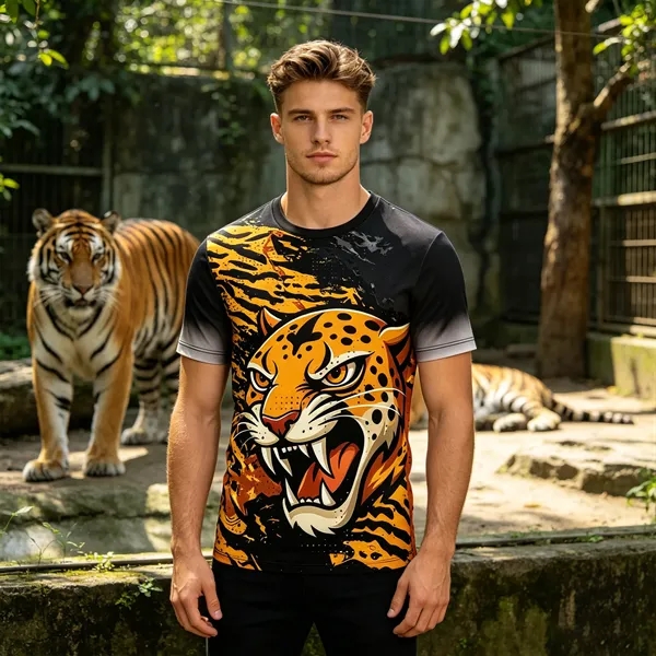 Unisex Full Color Dye Sublimation Short Sleeve T Shirt Tee