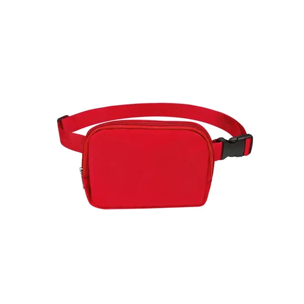 Polyester Cross Body Belt Bag W/ Adjustable Strap