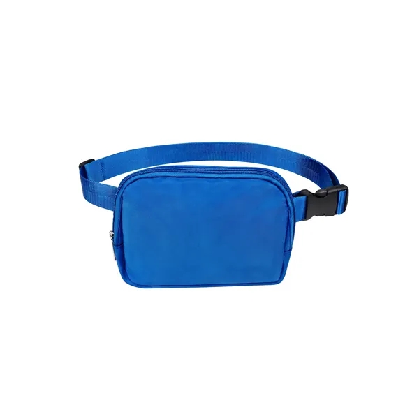 Polyester Cross Body Belt Bag W/ Adjustable Strap