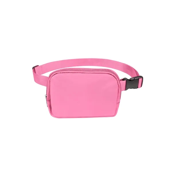 Polyester Cross Body Belt Bag W/ Adjustable Strap