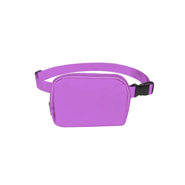 Polyester Cross Body Belt Bag W/ Adjustable Strap