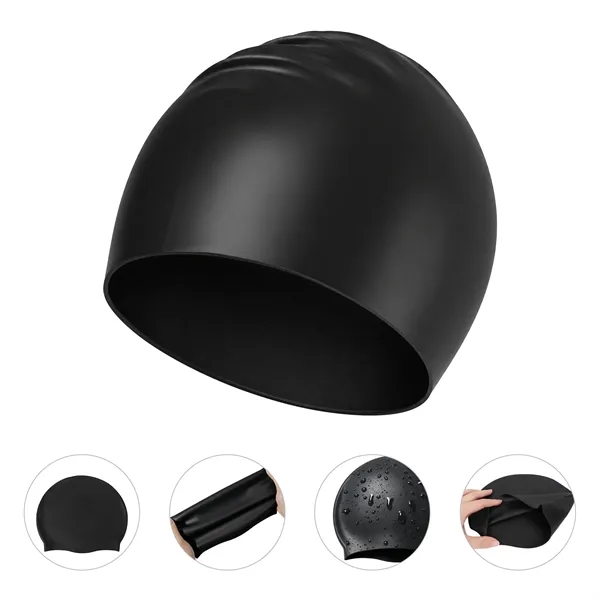 Classic Unisex High Elastic Soft Silicone Swim Cap
