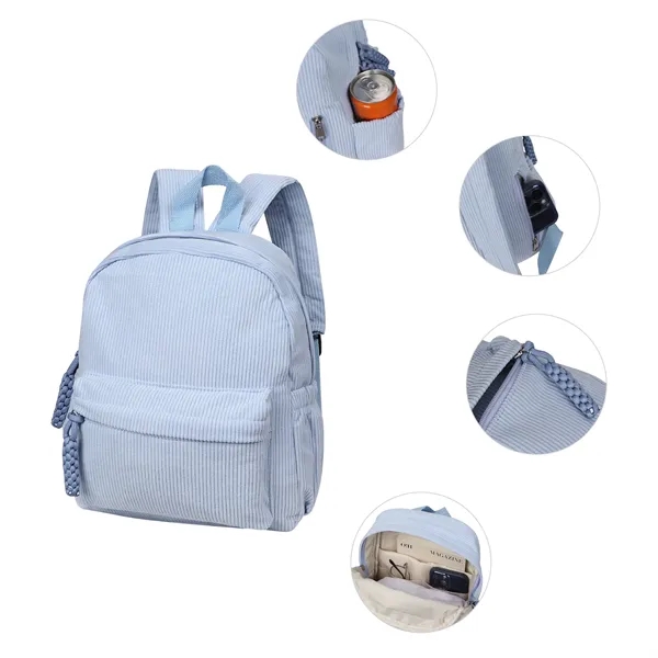 Compact Corduroy Preschool Toddler Backpack