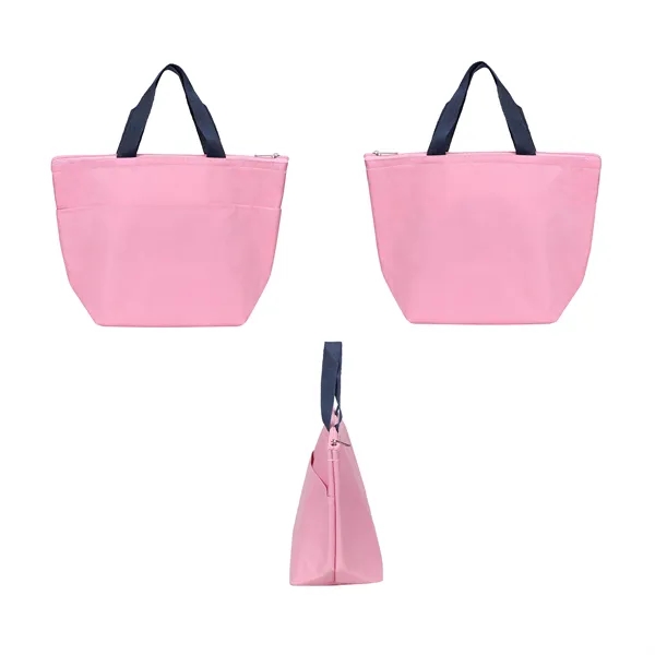 Portable Reusable Insulated Lunch Bag W/ Handle